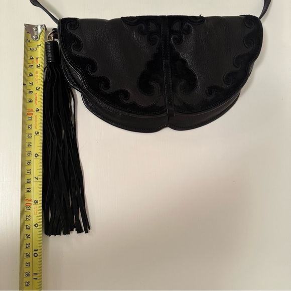 Yves St Laurent Leather Shoulder Bag, Wristlet, Clutch - Black - Picture 14 of 14